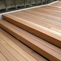 Террасная доска Тик гладкий 19х125х2000-2500 мм